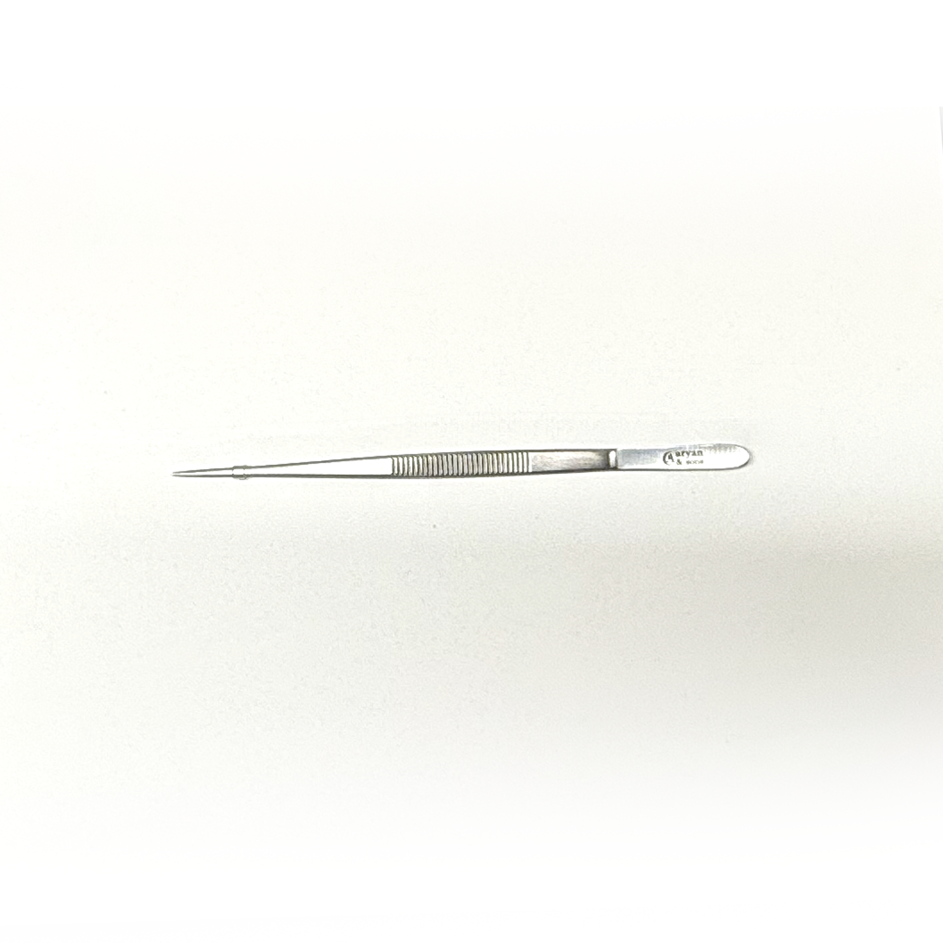 Chef Plating Tweezers, Straight, Fine Tip Stainless Steel 17cm