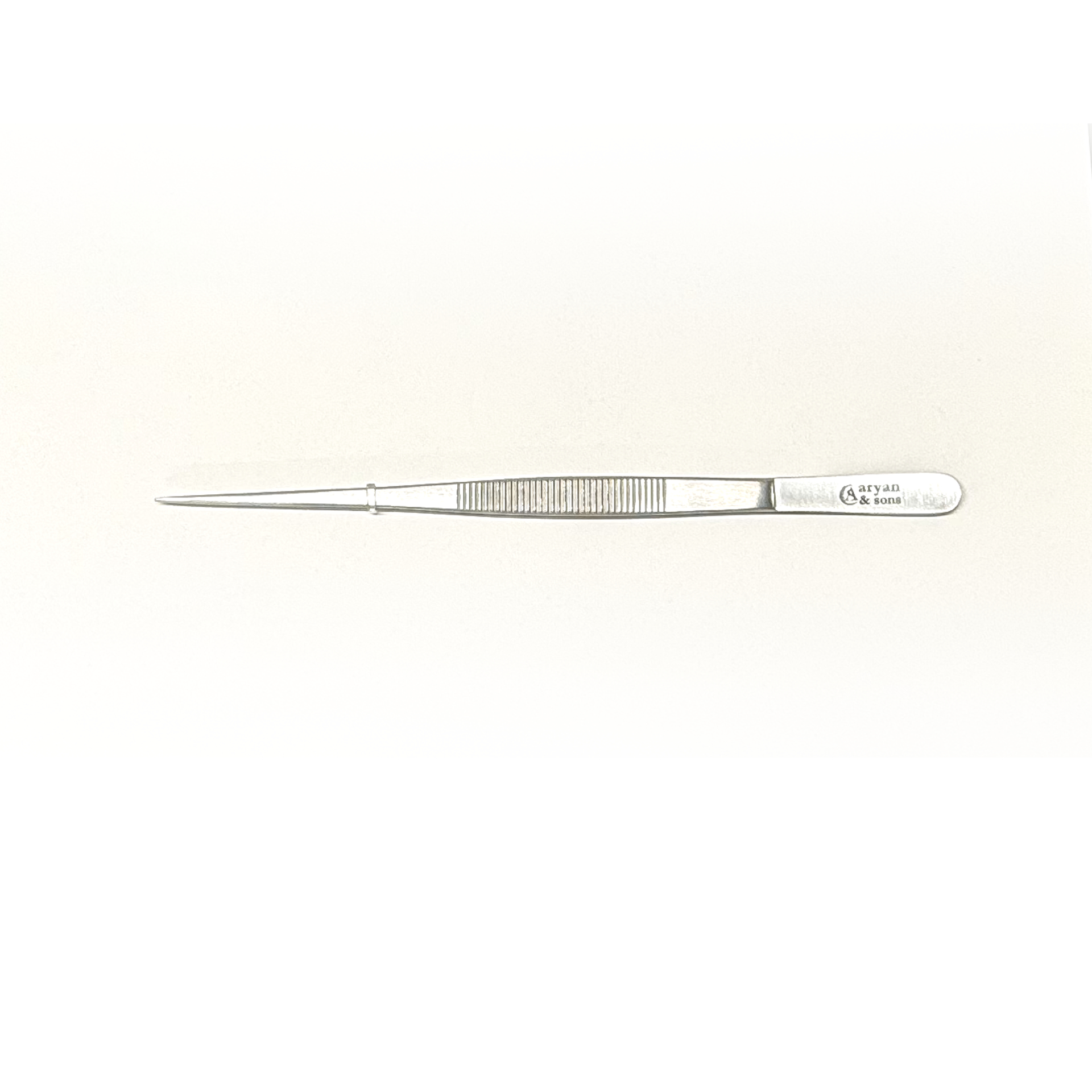 Chef Plating Tweezers, Straight, Fine Tip Stainless Steel 20cm