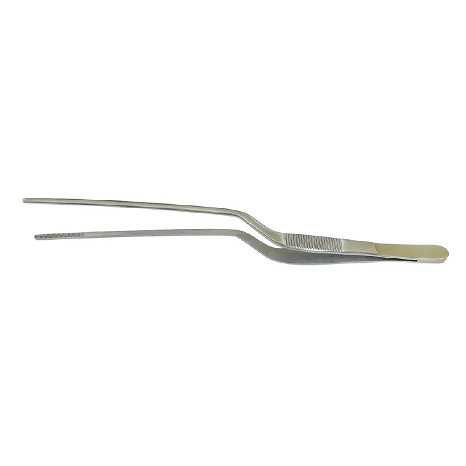 Chef Plating Offset Tweezers, Stainless Steel 20cm